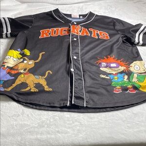 Kids Black Graphic Shirt